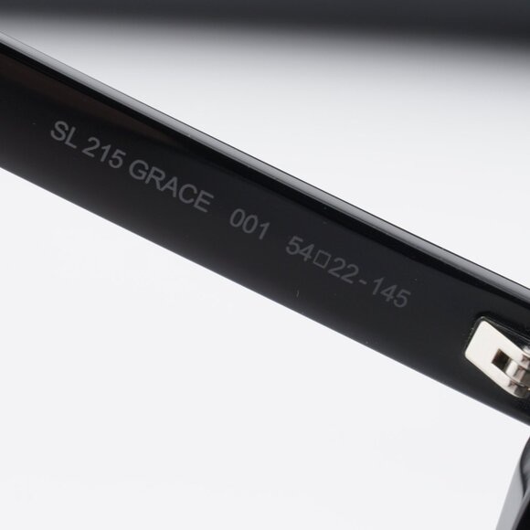 Saint Laurent SL215 GRACE 001 Cat Eye Sunglasses - Black  display picture 1
